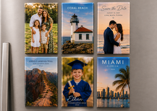 Rectangle Photo Magnets